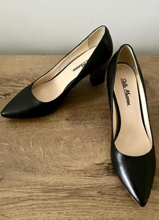 Новые классические кожаные туфли лодочки stella mazarini2 фото