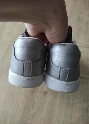 Стильные женские кеды lacoste, оригинал, р.38.6 фото
