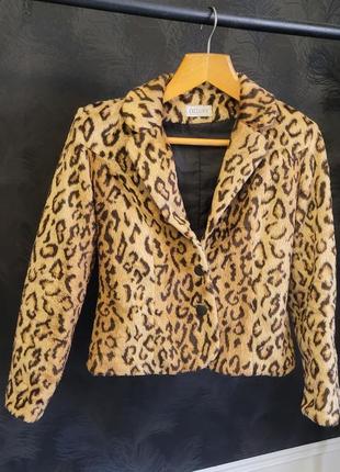 Эксклюзивный пиджак леопард