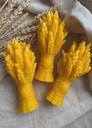 Медовая свеча / подарки / пчелиная свеча