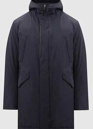 Чоловічий синій пуховик herno