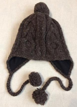 Pachamama вовняна шапка чульо handmade in nepal, one size