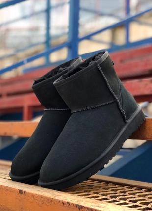 ❄️ugg mini classic black❄️угги мужские зимние с мехом4 фото