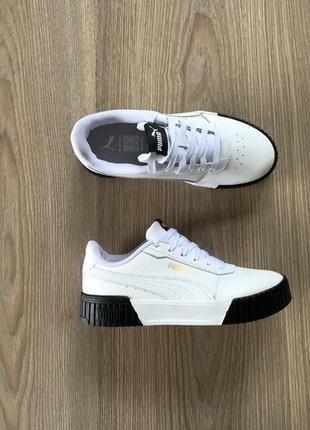 Жіночі оригінальні низькі кеди puma carina 2.0