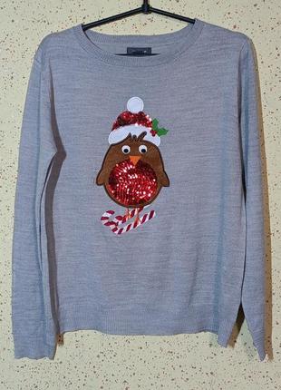 Новогодняя кофта женская