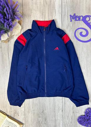 Олимпийка для мальчика adidas синяя размер 140 (10 лет)