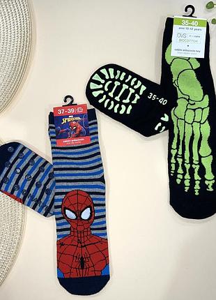 Махровые носки с стоперами размер: 37-39, 35-40