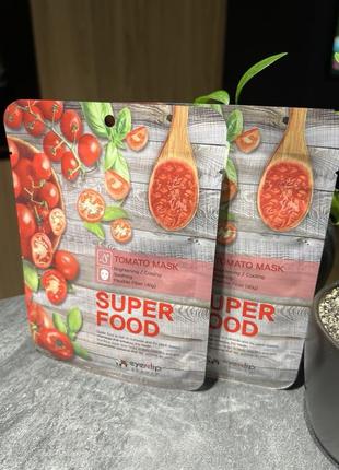 Eyenlip super food tomato mask тканевая маска для лица