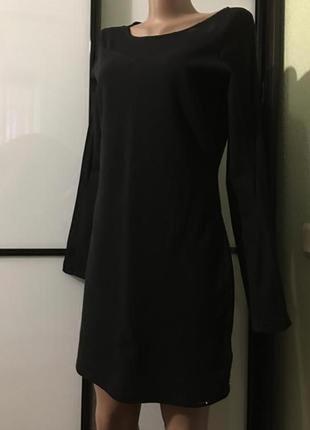 Коктейльное вечернее платье🎄черное платье по фигуре