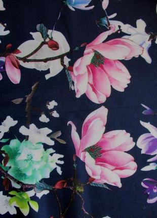 Ткань для шитья одежды: трикотаж в цветочный принт