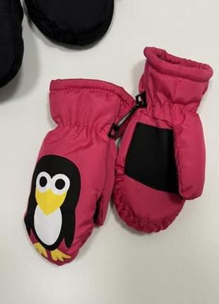 Краги, варежки зимние для девочки