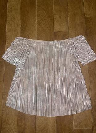 Футболка блискуча золота