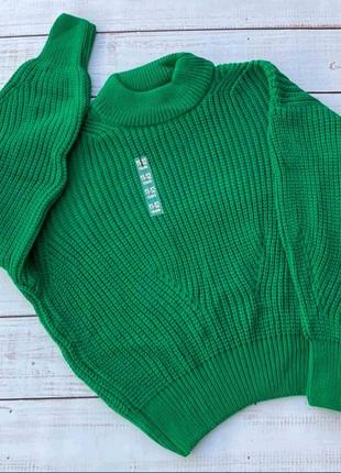 Свитер детский вязаный р.128,134,140см