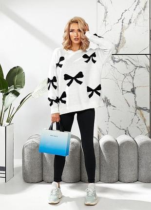 Светер женский бантик 3