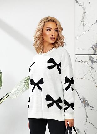 Светер женский бантик