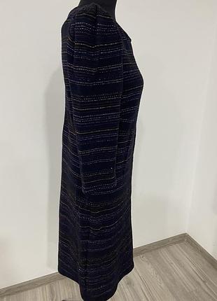 Трикотажное платье с блестками