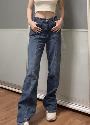 Синие джинсы wide leg 🩵
