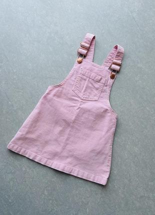 Вельветовый сарафан 104р denim co