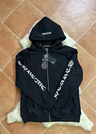 Зип chrome hearts