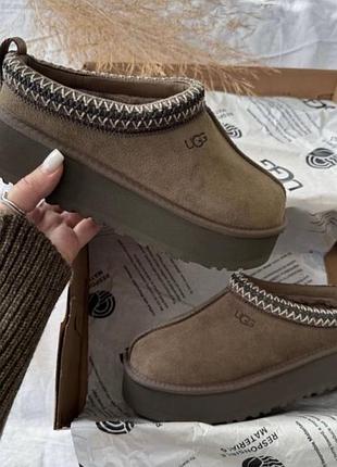Уггі жіночі таз ugg taz горіх зимові черевики