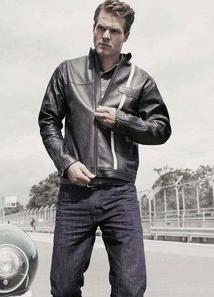 Шкіряна куртка jaguar mens heritage leather jacket