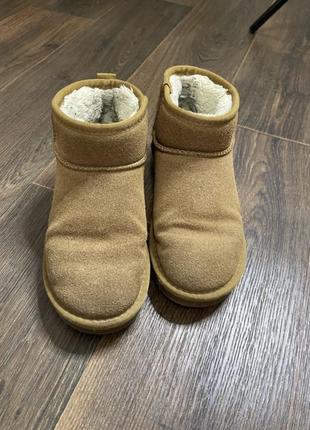 Угги угги рыжи коричневые ugg натуральная замша2 фото