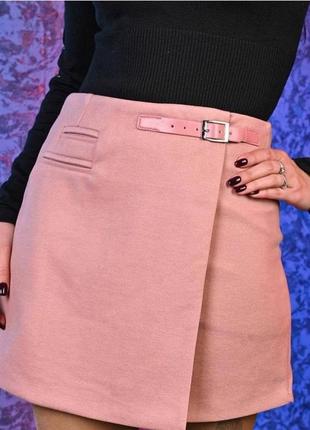 Женская юбка экозамш размер l
