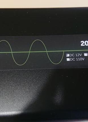 Інвертор 4000вт із чистою синусоїдою jfind!перетворювач 12в 220в. робоча потужність 2000 вт. чистий