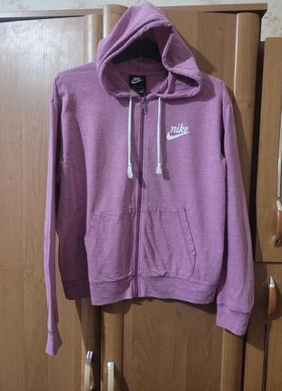 Женское коттоновое брендовое худи от nike p m