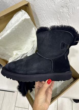 Оригинальные фирменные кожаные ботинки угги ugg замшевые угги