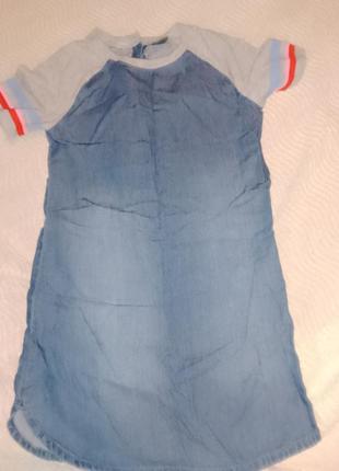 Дитяча джинсова сукня 122см