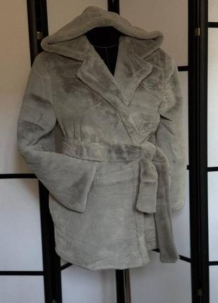 Шубка из экомеха кроля.