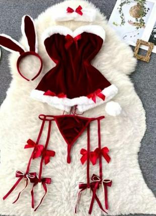 Эротический комплект нижнего белья "santa"