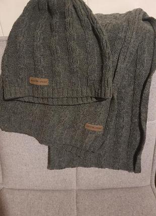 Комплект шапка и шарф