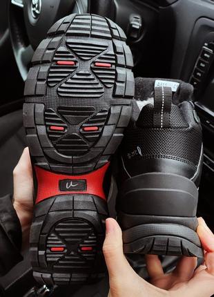 ❄️зимние мужские ботинки adidas climaproof черные (кожа)❄️6 фото