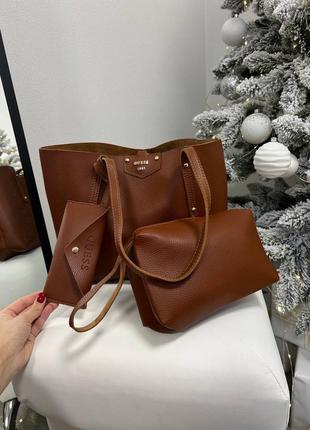 Мега вместительный шоппер (3 в одном) guess