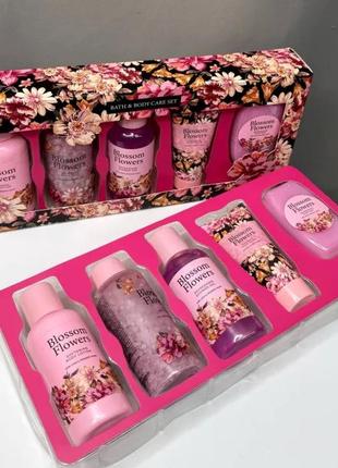 Подарочный набор bath & body care set blossom flowers