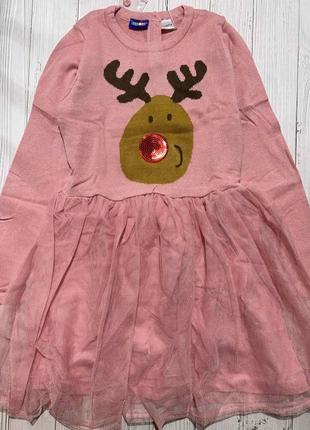 Тепле святкове плаття, нарядна сукня для дівчинки