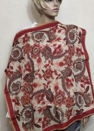 Шерстяной  винтажный  платок  jammers & leufgen /3830/n