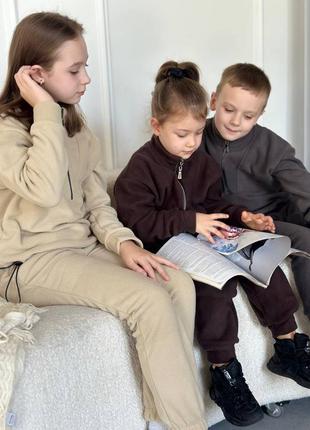 Детский спортивный костюм флисовый