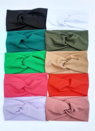 Повязка чалма трикотаж мустанг