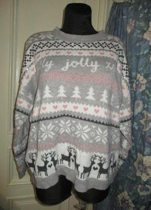 Светр новорічний.розм l