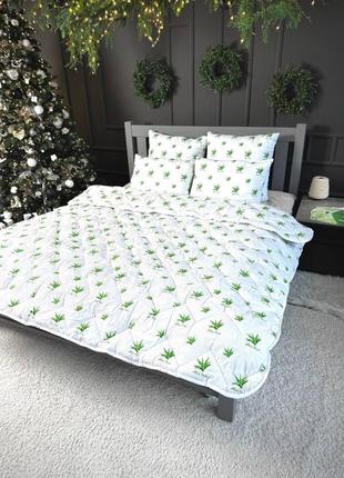 Двуспальное одеяло наполнитель алое вера aloe vera