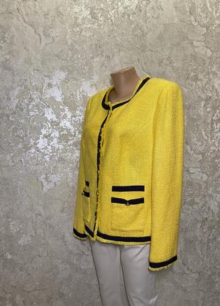 Твидовый пиджак блейзер laura kent