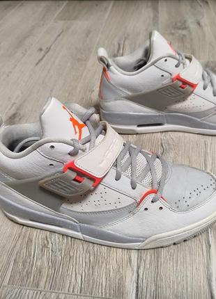 Кросівки NIKE AIR JORDAN XXXV SP-TP PF CENTER OF THE EARTH GLACIER GREY LASER CRIMSON-BLACK