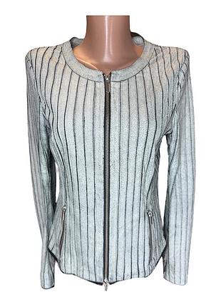 Шкіряна куртка milestone ексклюзив ефект потрісканої шкіри