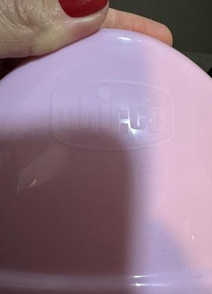 Детский анатомический горшок chicco розовый