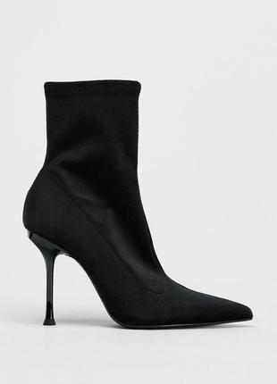 Бархатные ботильоны zara новая коллекция, маслевички zara, ботинки zara2 фото
