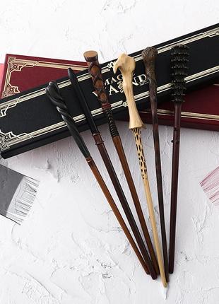 Волшебные палочки harry potter подарочный бокс гарри поттер хогвартс hogwarts magic world бузинная палочка альбус дамблдор gryffindor slytherin