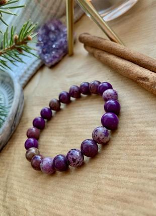 Браслет из фосфосидерита, натуральный камень